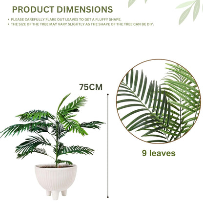 Artificial palm plant for livingroom