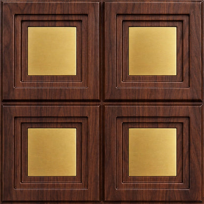 3D Wall Panels for Home Decor PVC Acrylic Square Box Design 50X50 cm