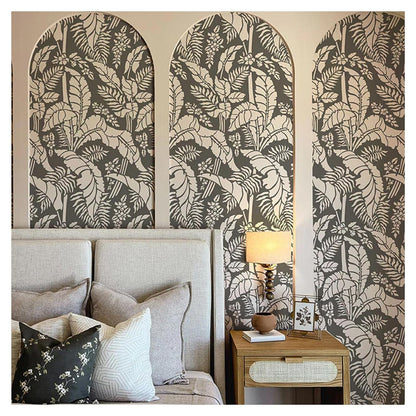 Wall art stencil for modern home decor ideas