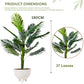 Artificial Palm Tree 6 Feet Faux Plant for Home Decor