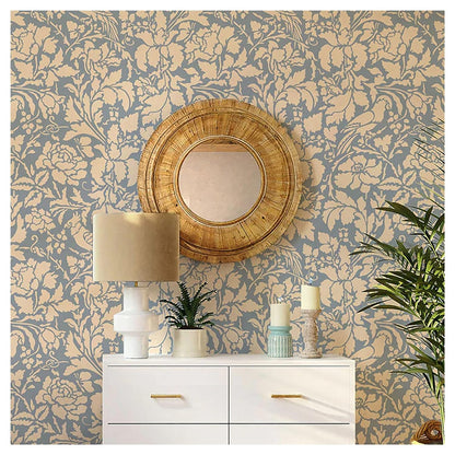geometric stencil for wall painting home