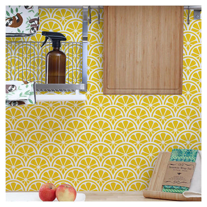 3mm foam stencil wall texture design