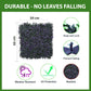Artificial Vertical Wall Mat for Indoor & Outdoor Walls 50 cm x  50 cm, Leaves Dark Green and Purple