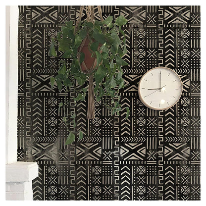 wall stencil mandala