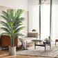 Artificial Palm Tree 6.5 Feet Faux Plant for Home Decor with Pot