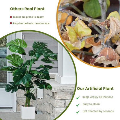 artificial bamboo plant