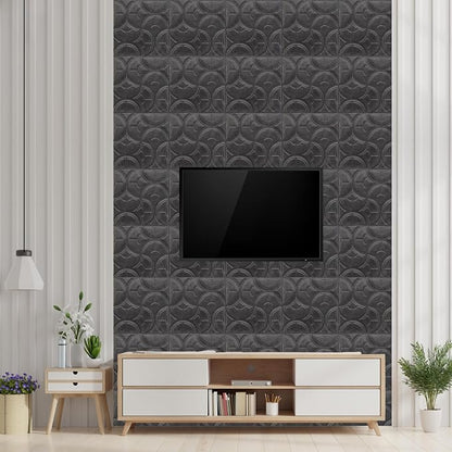 Nexa Gray 3D Wall Panels Luna Design-4