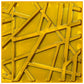 Golden Abstract Design 3D PVC Wall Panel