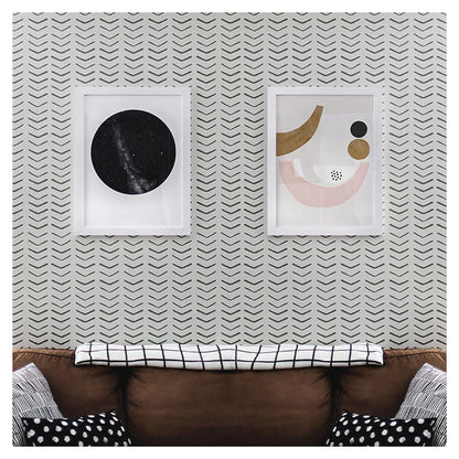 Wall art stencil for modern home decor ideas