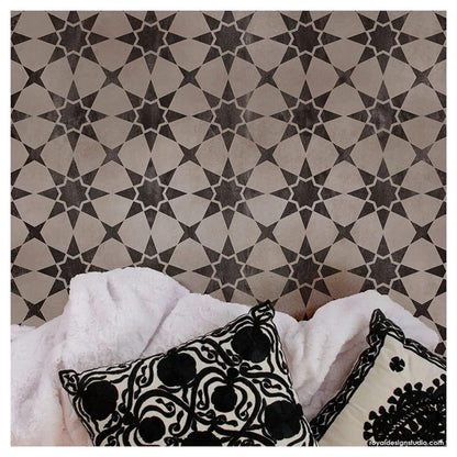 om stencil for wall painting home