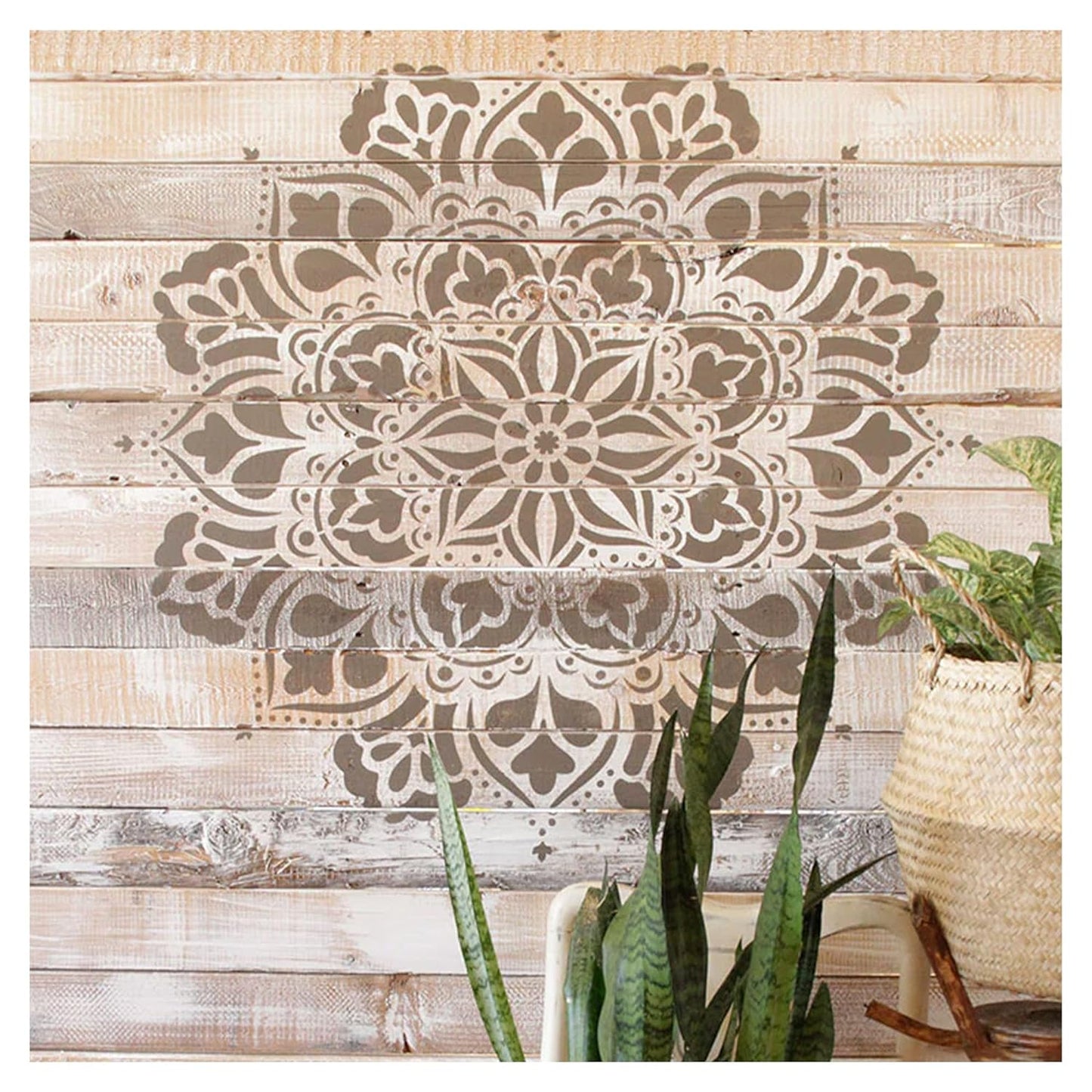 Latest Healing Mandala Stencils for Wall Painting - Pack of 1