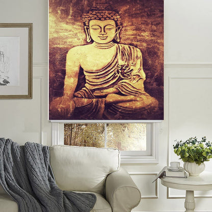 Roller Blind for Window-Gautama Buddha Design Size-7