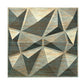 Diamond 3D PVC Wall Panels - Rustic Wood Color Diamond Design
