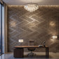 3D PVC wall panels waterproof and easy to install