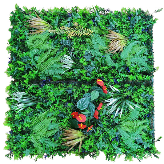 Artificial Vertical Wall Mat for Indoor & Outdoor Walls (Size 100 cm X 100 cm) Pack of 1