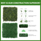 Artificial Vertical Wall Mat for Indoor & Outdoor Walls (Size- 50 cm x 50 cm), Light Green