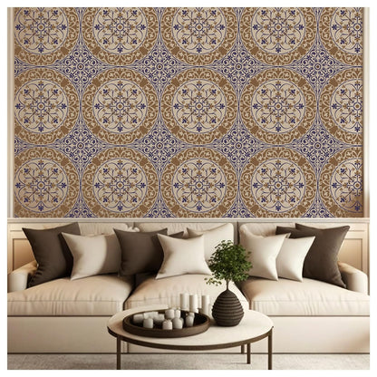 Wall art stencil for modern home decor ideas