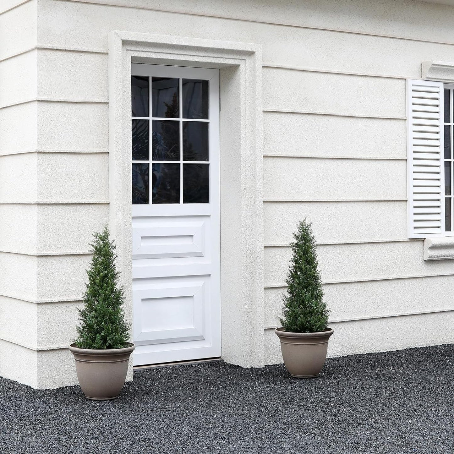 5FT Artificial Cedar Topiary Trees for Outdoors