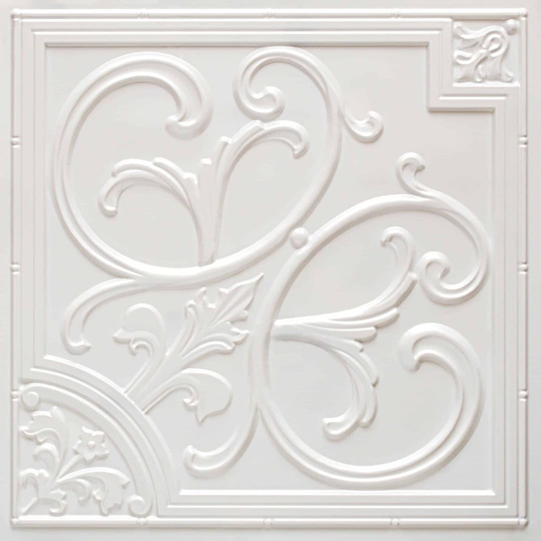 Modern PVC False Ceiling - 60x60 cm Lilies Design