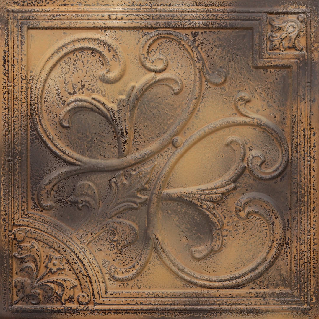 Modern PVC False Ceiling - 60x60 cm Lilies Design