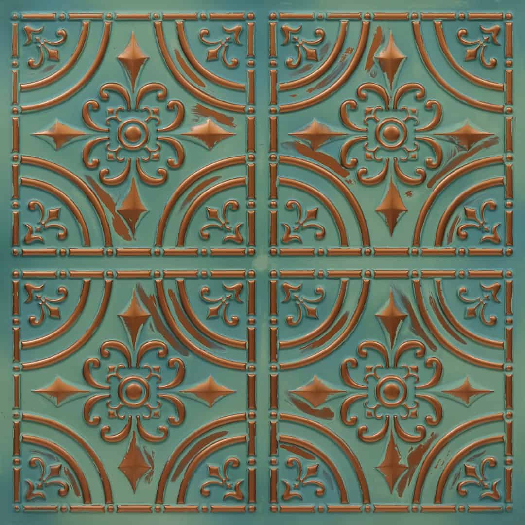 Modern PVC False Ceiling - 60x60 cm Coppice Design