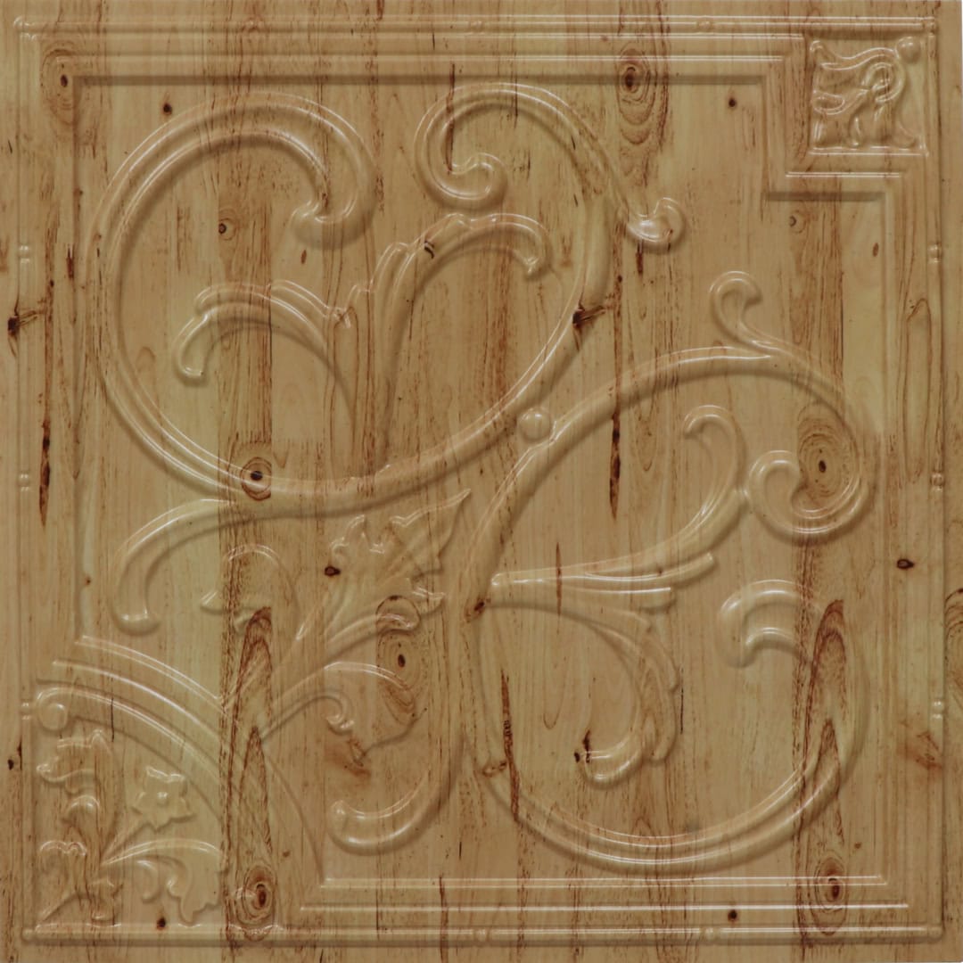 Modern PVC False Ceiling - 60x60 cm Lilies Design