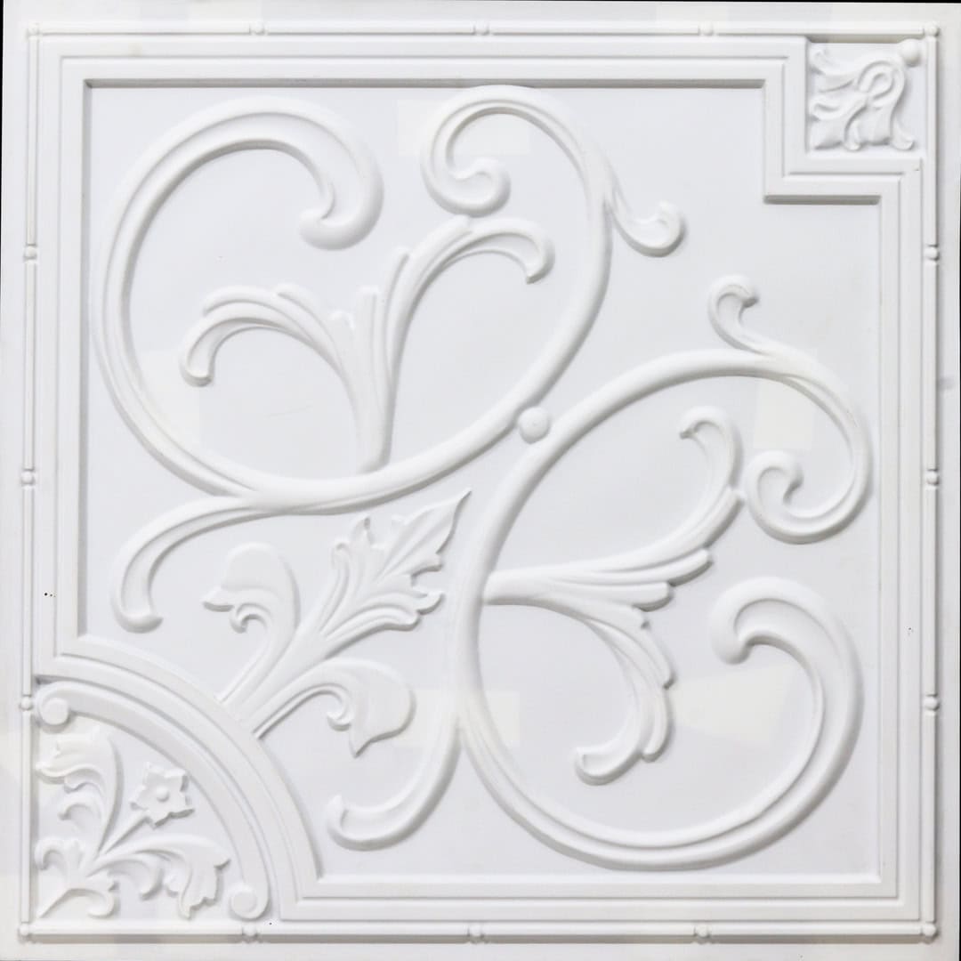 Modern PVC False Ceiling - 60x60 cm Lilies Design