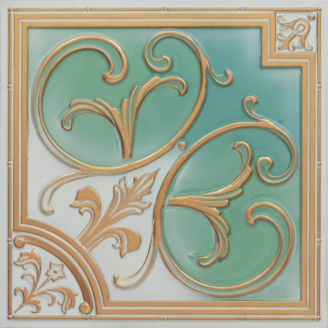 Modern PVC False Ceiling - 60x60 cm Lilies Design