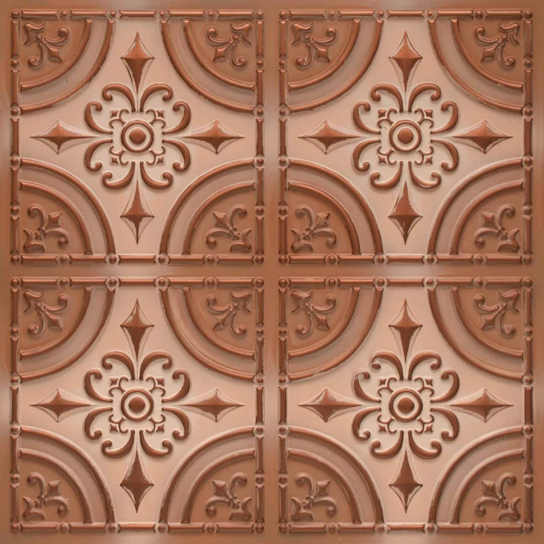 Modern PVC False Ceiling - 60x60 cm Coppice Design