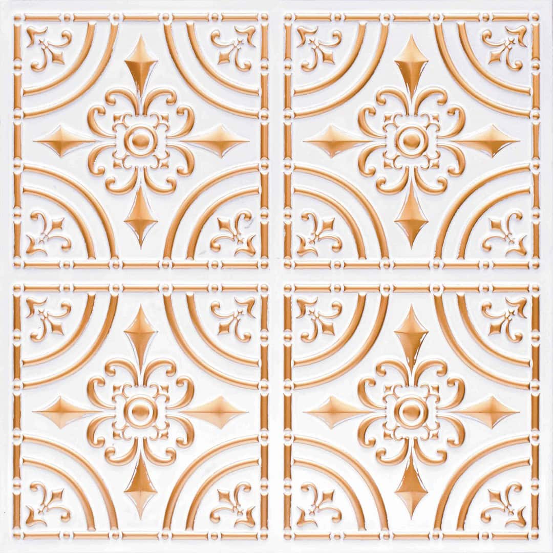 Modern PVC False Ceiling - 60x60 cm Coppice Design