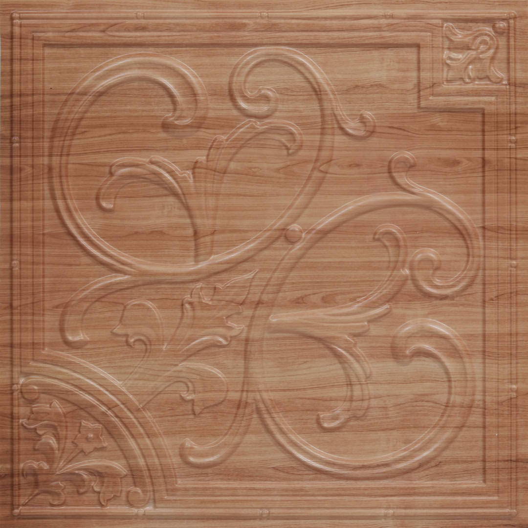 Modern PVC False Ceiling - 60x60 cm Lilies Design