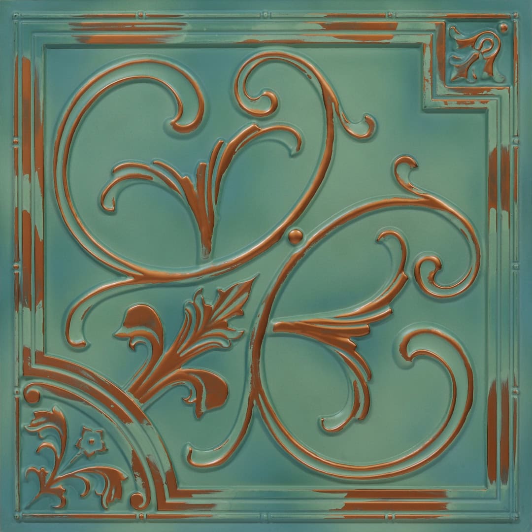 Modern PVC False Ceiling - 60x60 cm Lilies Design