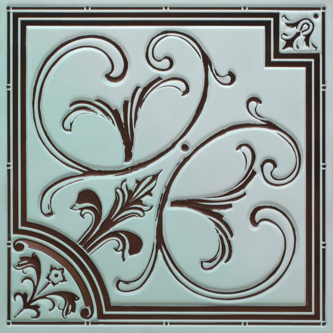 Modern PVC False Ceiling - 60x60 cm Lilies Design