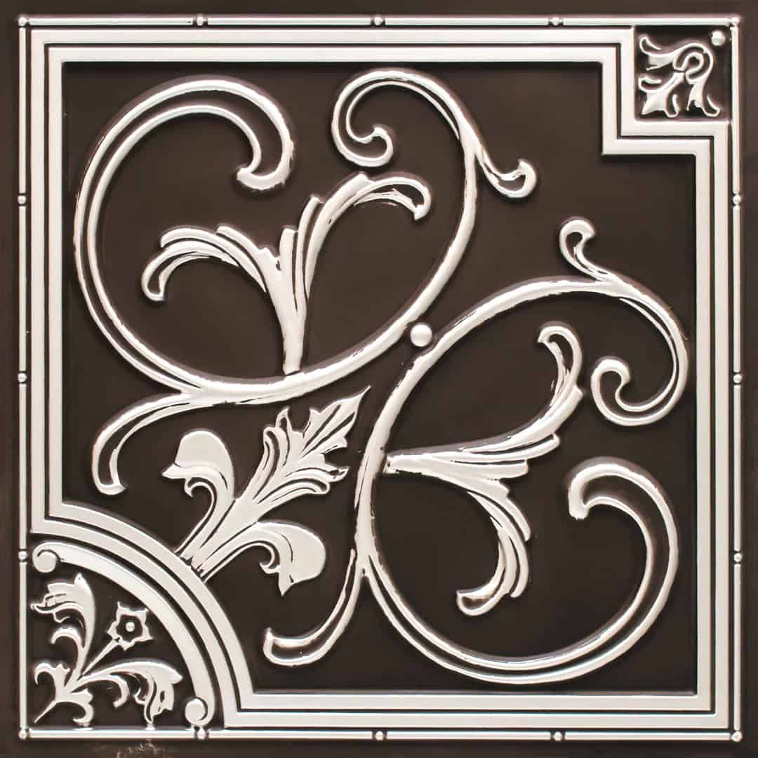 Modern PVC False Ceiling - 60x60 cm Lilies Design