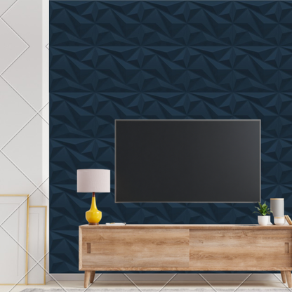 Navy Blue 3D Wall Panels Alps Design-2