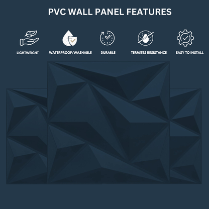 Navy Blue 3D Wall Panels Alps Design-3