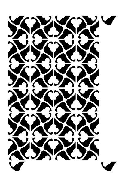 mandala wall stencil