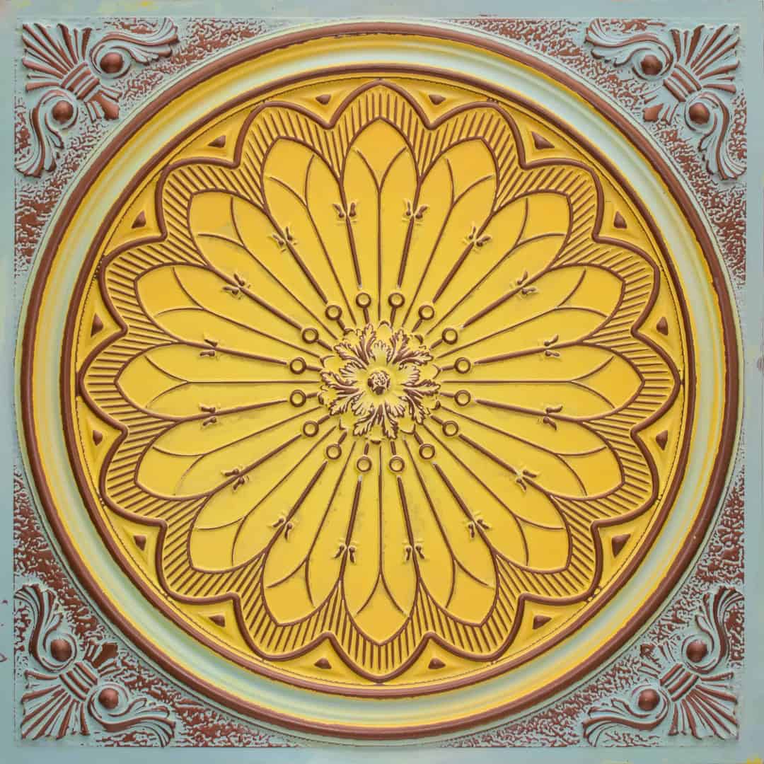 Artists Dream Color Grand Dahlia Design PVC Ceiling Panel