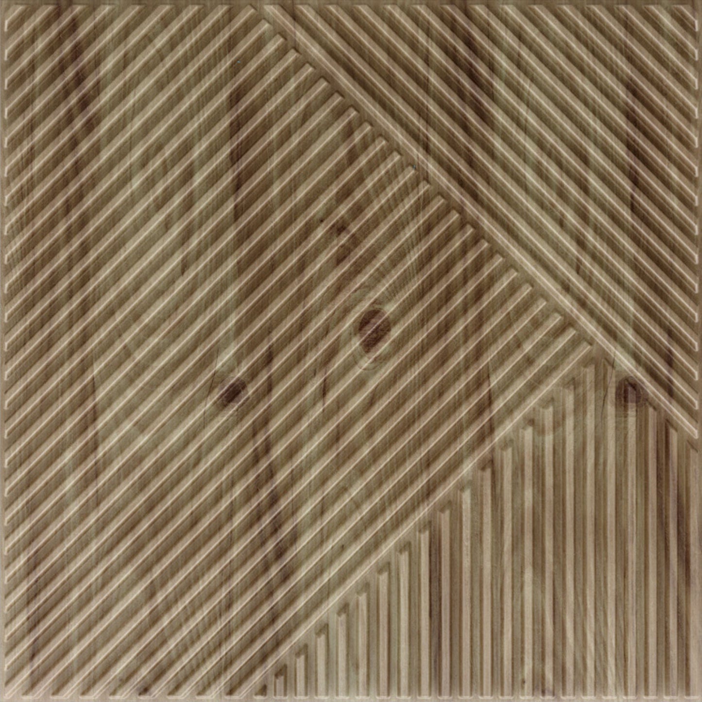 Beech Wood Self Adhesive Panels Stripe Design