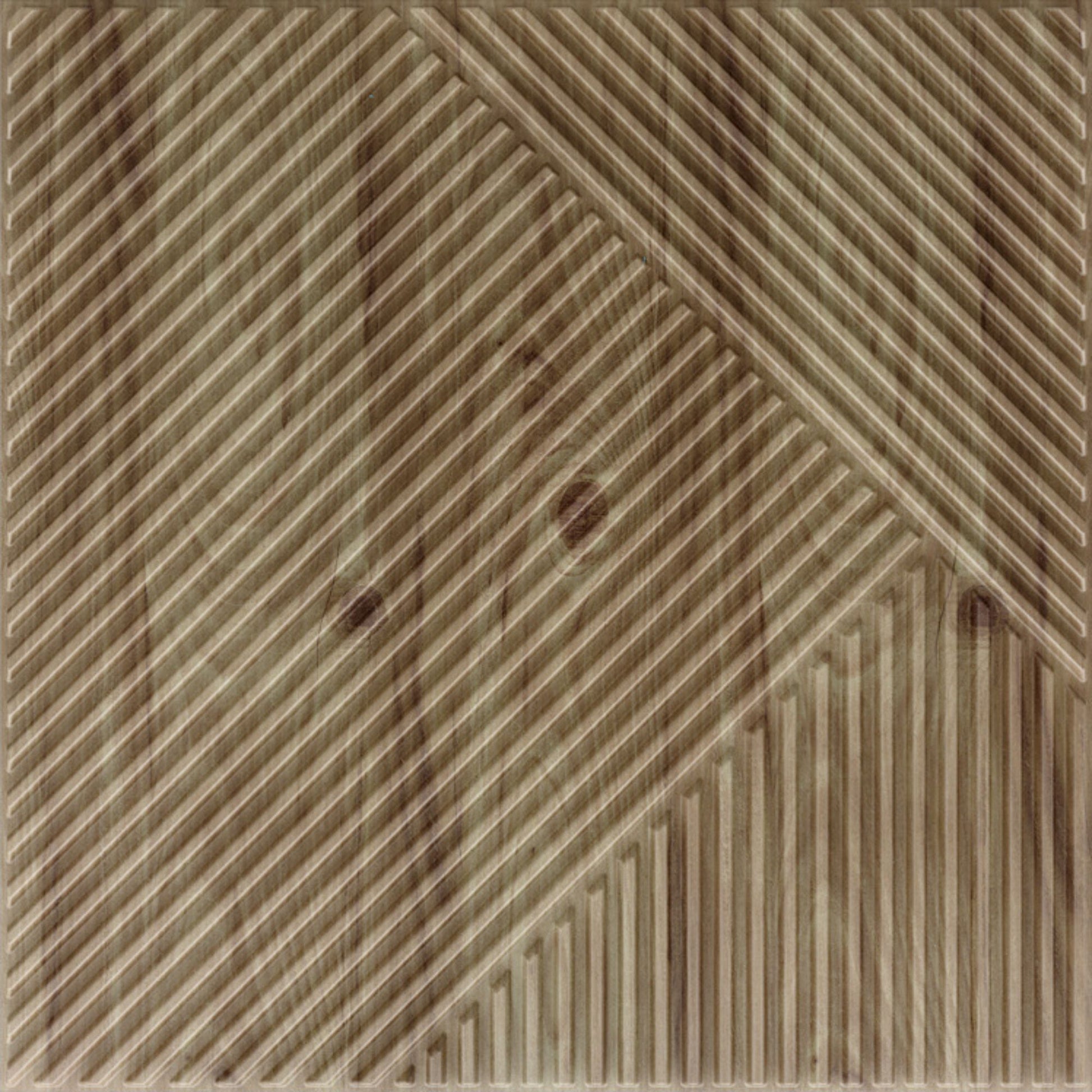 Beech Wood Self Adhesive Panels Stripe Design