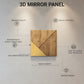 3D Wall Panels for Home Decor PVC Plaina Design 50X50 cm