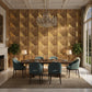 3D Wall Panels for Home Decor PVC Plaina Design 50X50 cm