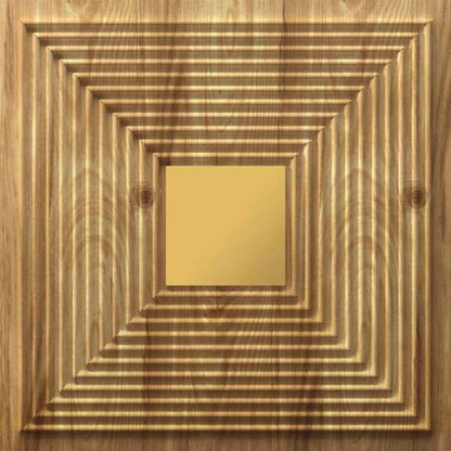 Beech Wood - Gold Self Adhesive Panels Line Design