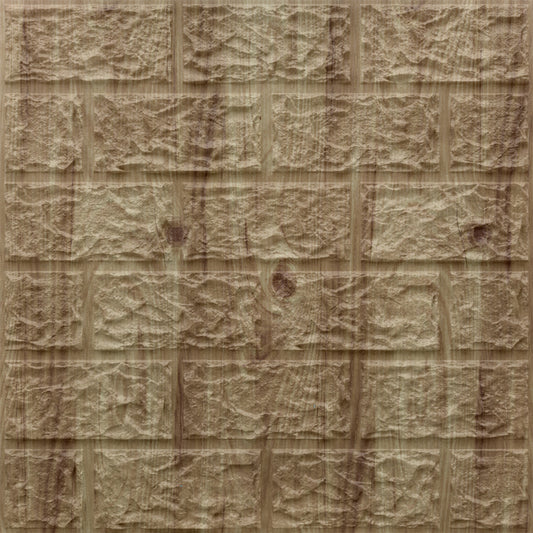 3D Self Adhesive Wall Panel - Brick Design 50x50 cm