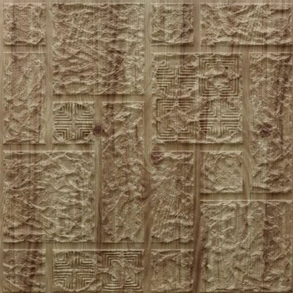 Beech Wood Self Adhesive Wall Panels Abstract Design