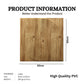 Beech Wood Self Adhesive Panels Circle Design