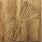 Beech Wood Self Adhesive Panels Circle Design