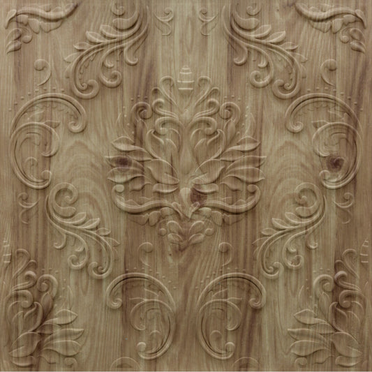 Beech Wood Self Adhesive Panels Damask Design
