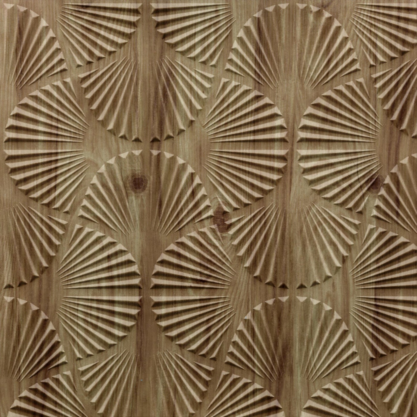 Beech Wood Self Adhesive Panels Hand Fan Design