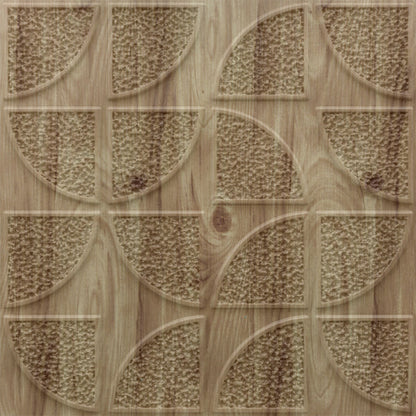 Beech Wood Self Adhesive Panels Quarter Circle Design